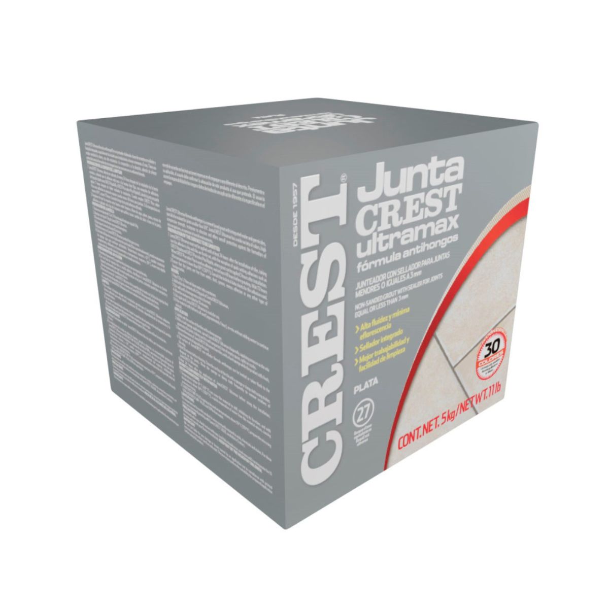 Juntacrest Ultramax 5kg Plata - Crest