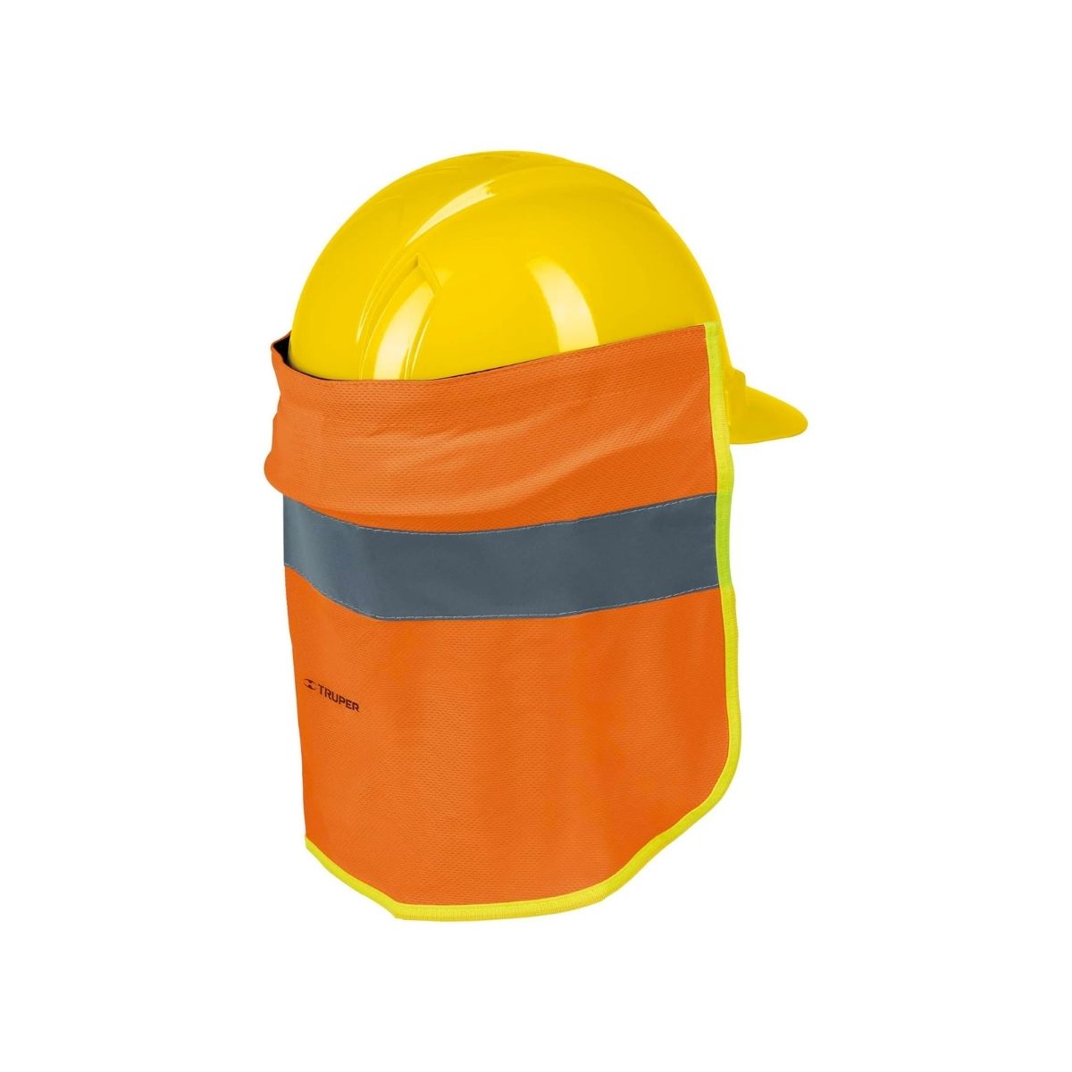 Cubrenuca Para Casco Naranja Con Reflejante Truper 12355