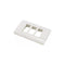 Placa De ABS 3 Salidas Blanco Venecia Kleiman PLA-028 (20 PIEZAS)